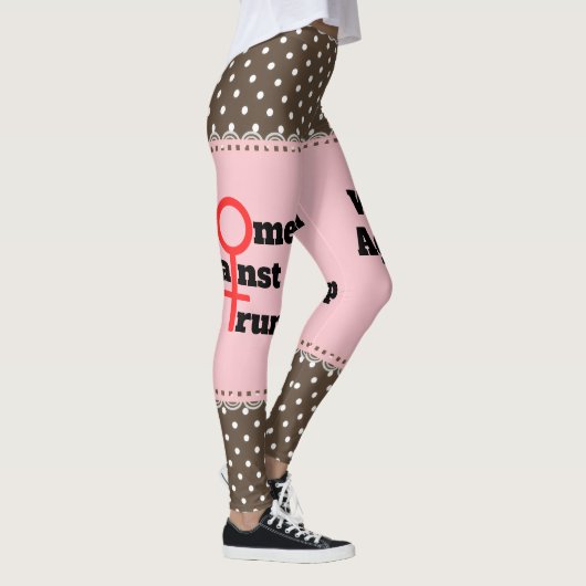Women Against Trump Leggings レギンス (右)