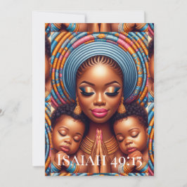 Women and child Isaiah 49:15: サンキューカード