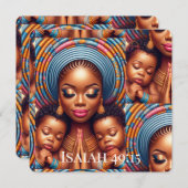 Women and child Isaiah 49:15: 招待状 (正面/裏面)