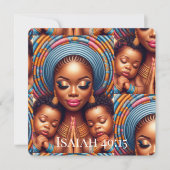 Women and child Isaiah 49:15: 招待状 (正面)