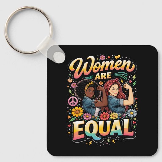 Women Are Equal キーホルダー (正面)