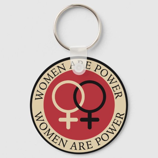 Women Are Power, International Women's Day キーホルダー (正面)