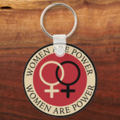 Women Are Power, International Women's Day キーホルダー (正面)
