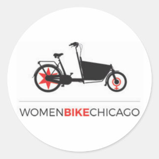 Women BIke Chicago – カーゴバイクデザインシール ラウンドシール