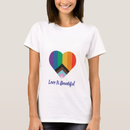 women casual classy with quote rainbow design tシャツ