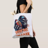 Women Champion Gorilla Lessons Learn Tote トートバッグ (クローズアップ)