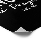 Women Christian Shirts Devoted To Prayer Bible Wor ポスター (角)