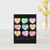 Women Christian Valentine Galatians Conversation H カード (黄色い花)