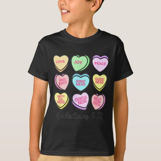 Women Christian Valentine Galatians Conversation H Tシャツ (正面)