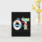 Women Christmas Occupational Therapy Ot Ota Snowma カード (黄色い花)