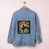 Women Denim, Jean Jacket – 女性サーファー デニムジャケット (ハンガー)