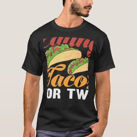 Women Eating Tacos Pregnancy Announcement Pregnant Tシャツ (正面)