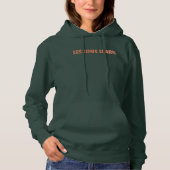 Women Energy Flow Lessons Learn Hoodie  パーカ (正面)