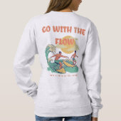 Women Energy Flow Lessons Learn Sweatshirts スウェットシャツ (裏面)