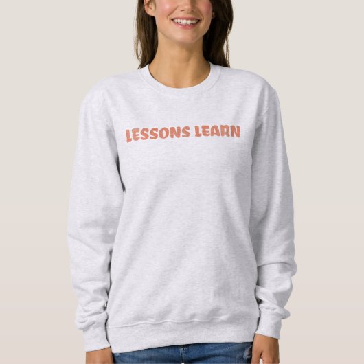 Women Energy Flow Lessons Learn Sweatshirts スウェットシャツ (正面)