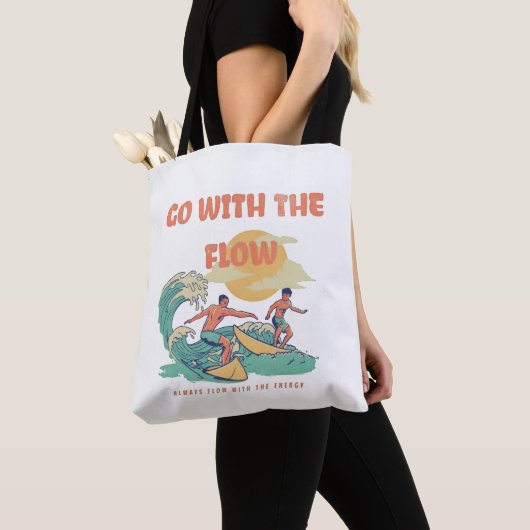 Women Energy Flow Lessons Learn Tote トートバッグ (クローズアップ)