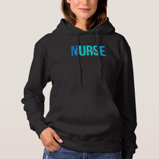 Women family Nurse  For Nursing Student パーカ (正面)