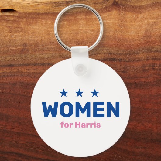 Women For Harris 2024 キーホルダー (裏面)