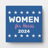 Women For Harris 2024 フォトプラーク (正面)