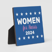 Women For Harris 2024 フォトプラーク (正面)