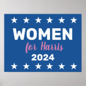 Women For Harris 2024 ポスター (正面)