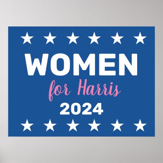 Women For Harris 2024 ポスター (正面)