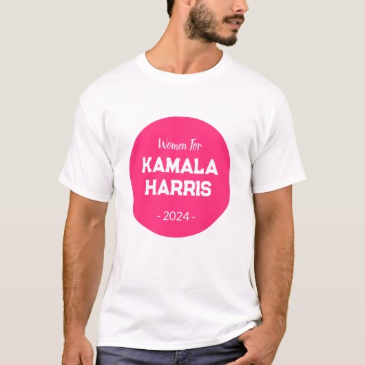 Women For Harris 2024 Tシャツ (正面)