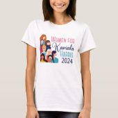 Women for Kamala Harris 2024 Election Women's Tシャツ (正面)