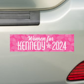 Women for Kennedy 2024 Heal the Divide バンパーステッカー (車上)