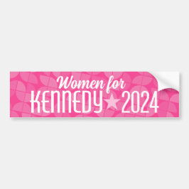 Women for Kennedy 2024 Heal the Divide バンパーステッカー