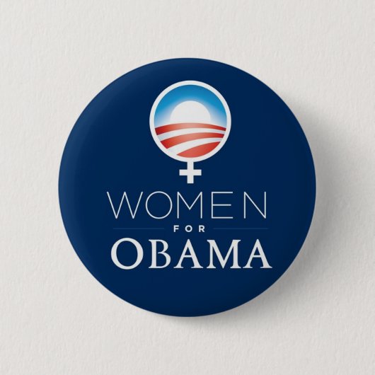 Women_for_Obama_Button 缶バッジ (正面)