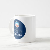 Women_for_Obama_Mug コーヒーマグカップ (正面左)
