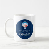 Women_for_Obama_Mug コーヒーマグカップ (左)