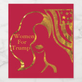 WOMEN FOR TRUMP ワインラベル (シングルラベル)