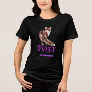 Women Foxy in Montana T-shirt トライブレンドTシャツ