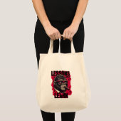 Women Gorilla Boss Lessons Learn Tote Bag トートバッグ (正面(商品))