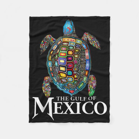 Women Gulf Of Mexico Forever Mexican Souvenir Sea  フリースブランケット (正面)