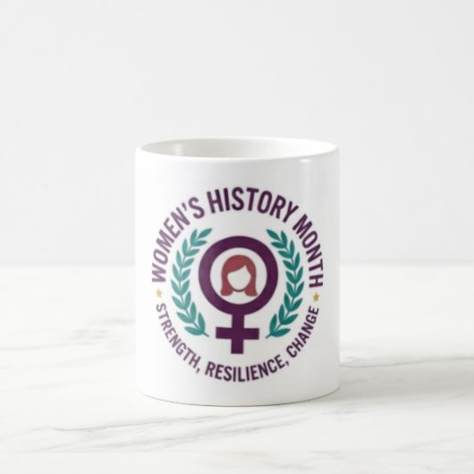 Women History Month Mug コーヒーマグカップ (中央)