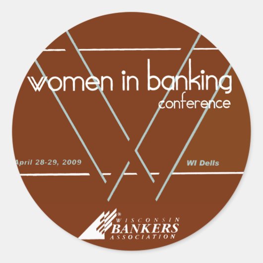 Women In Banking Conference 2009年4月28～29日 ラウンドシール (正面)