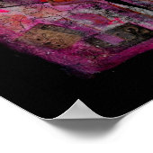 Women in Color Mixed Media Artwork ポスター (角)