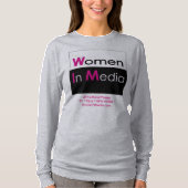 Women In Media長袖Tシャツ Tシャツ (正面)