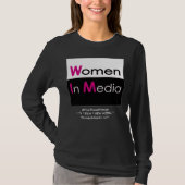 Women In Media長袖Tシャツ Tシャツ (正面)