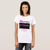 Women In Media Tシャツ白 Tシャツ (正面フル)