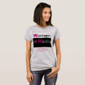 Women In Media Tシャツ（グレー） Tシャツ (正面フル)