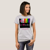 Women In Media Tシャツ（グレー） Tシャツ (正面フル)