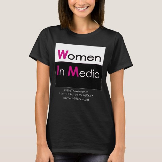 Women In Media Tシャツ（グレー） Tシャツ (正面)