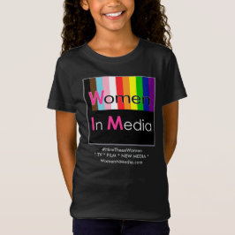 Women In Media TシャツBlack for Grrls Tシャツ