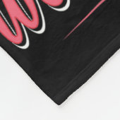 Women In October We Wear Pink Ribbon Husky Breast  フリースブランケット (角)