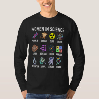 Women In Science – フェミニストSTEM女の子エンパワーメント Tシャツ