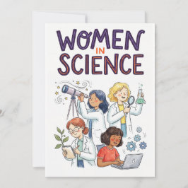 Women in Science – Inspiring STEM Illustration シーズンカード
